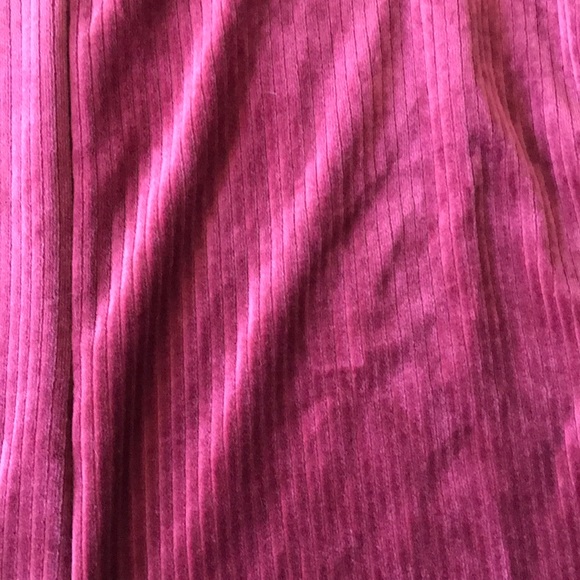 Purple velvet pencil skirt - Picture 3 of 3